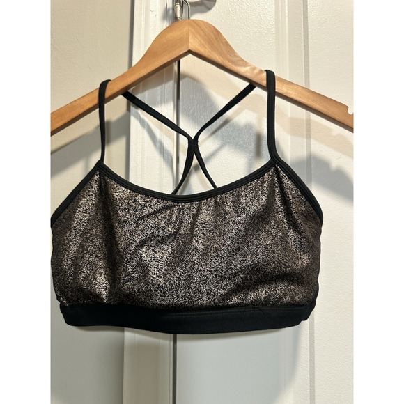 Fabletics Other - Fabletics Black Gold Sports Bra Medium
